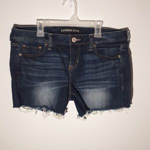 Express jean shorts